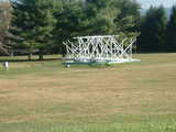 
Replica of Karl Jansky's radio antenna, with which he discovered 
