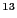 $^{13}$